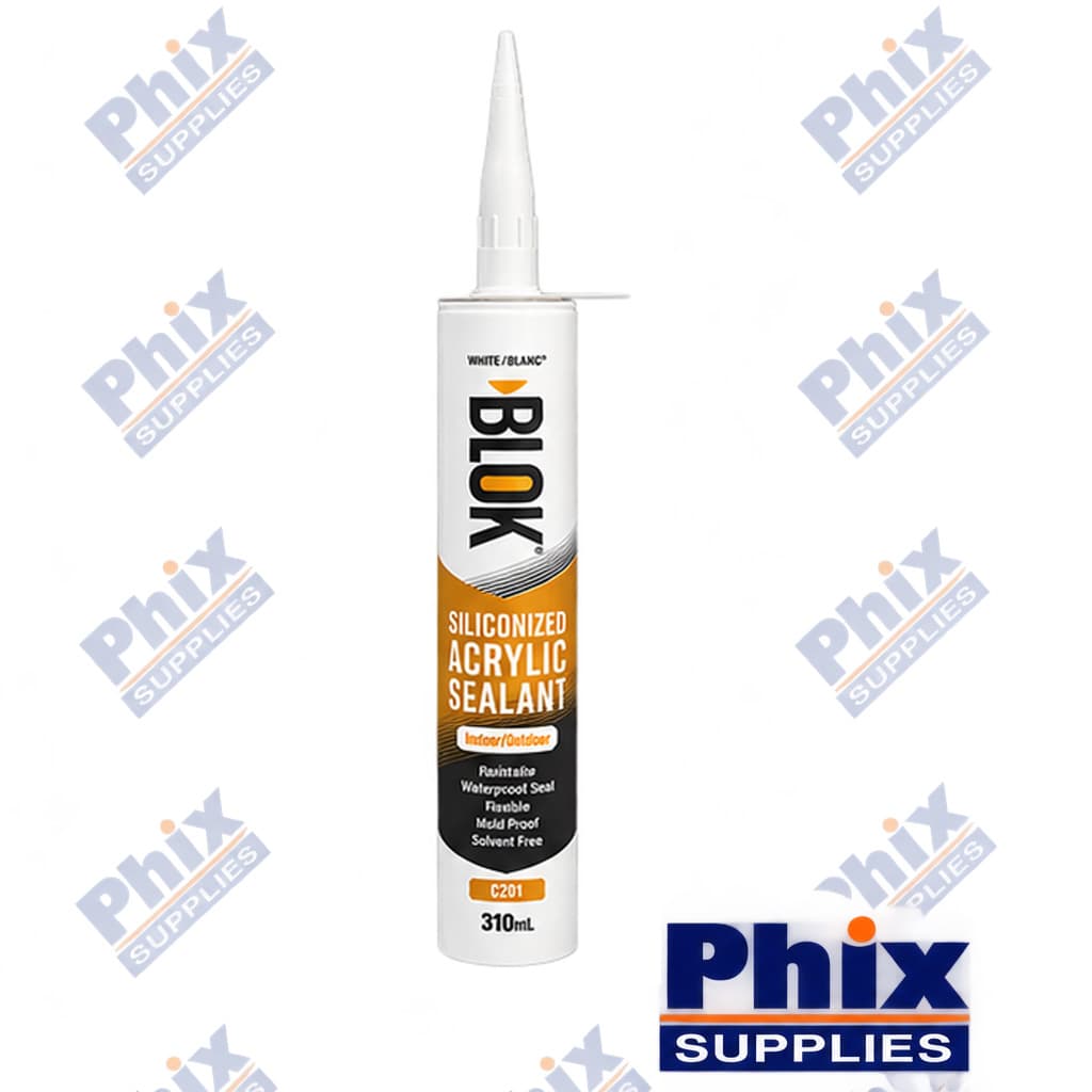 BLOK SILICONIZED WHITE/ BLANC